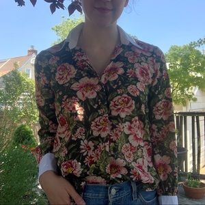Zara Floral Blouse